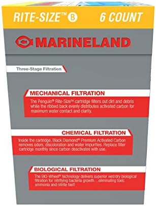 Marineland Bio-Wheel Penguin Rite-Size B Aquarium Filter Cartridge, 6 Count - Image 4
