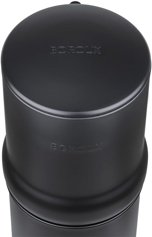 Boroux Legacy Gravity-Fed Countertop Stainless Steel Water Filter System | 3 Gallons with 2 Authentic Black Foundation. Filters | Matte Black - Image 6