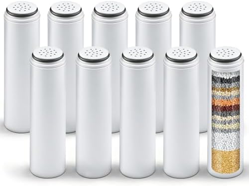 10-Pack Filter Cartridges Compatible with Cobbe Handheld Showerheads by Unknown