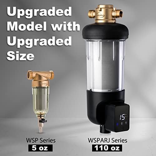 iSpring Whole House Water Filter Bundle with WSP100ARJ Spin-Down Sediment Filter, Upgraded Jumbo Size, 100 Microns and UVF55FS UV Water Filter, 55W, 12 GPM - Image 4