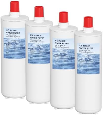 HF20-S HF20-MS HF25-S Water Filter Replacement Compatible with 3M High Flow Series Cartridge HF20-S, 5615103/HF20-MS, 5615109/HF25-S,5615203, Water Filtration System 4-Packs by Mixzeny