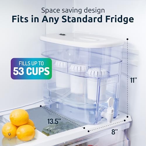 Invigorated Water Alkaline Water Filter Dispenser, 53-Cup Large Capacity - Image 3