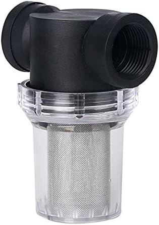 EKDJKK 1 inch Inline Mesh Strainer, Water Pump Strainer, Garden Hose Sediment Filter, Water Pump Filter, Pipeline Sprayer, Fits for RV Water Tank Pressure Washer Outdoor Hose, 40 mesh by EKDJKK
