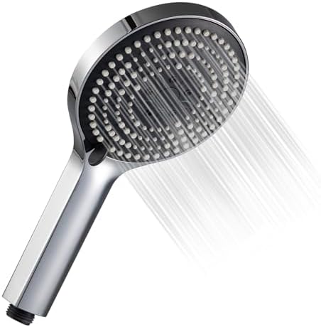 OFFO Handheld Shower Head, 6-Mode High Pressure Handheld Sprayer High Flow Large Powerful Boosting Handheld Showerhead for Low Water Pressure, Chrome Finish by OFFO