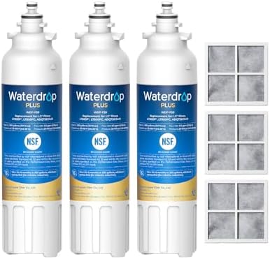 Waterdrop Plus Water Filter & Air Filter Replacement for LG® LT800P 3 Combo by Waterdrop