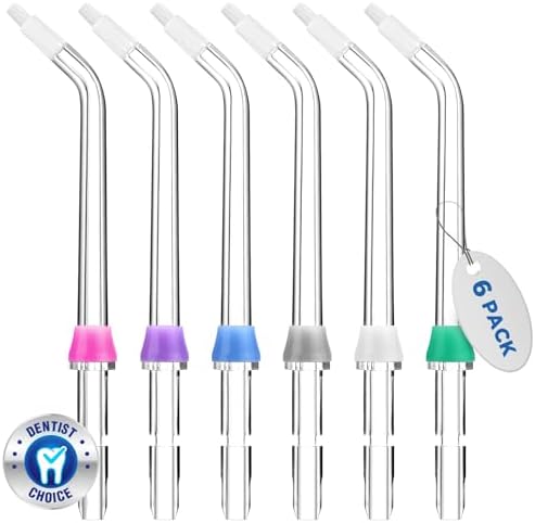 for Waterpik Replacement Heads, Replacement Tips for Waterpik Water Flosser, Suitable for Waterpik Accessories Replacement Tips, for OD-100E(6 Orthodontic Tips) by Oralphi