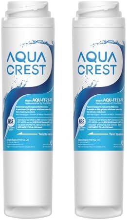 AQUA CREST FQROPF Water Filter Replacement for GE FQROPF, FQSLF, 2 Pack by AQUACREST