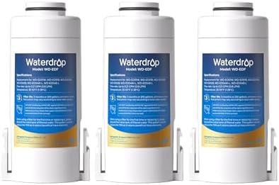 Waterdrop EDF Water Filter Replacement for Waterdrop ED01/ED02/ED04, 3 Pack by Waterdrop