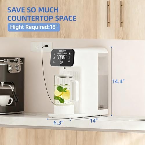 Slevoo Countertop RO Water Filter System with Remineralization, TDS Display - Image 5