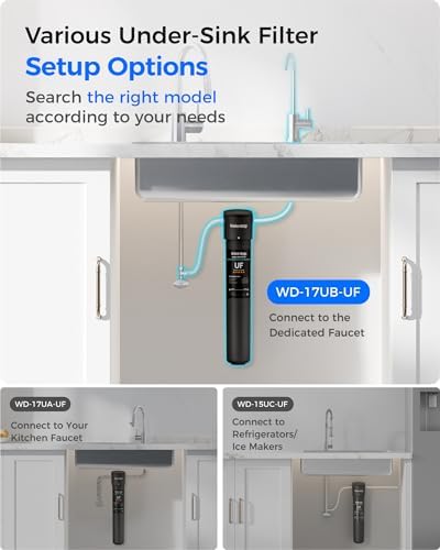 Waterdrop 17UB-UF 0.01 μm Ultra Filtration Under Sink Water Filter System - Image 6