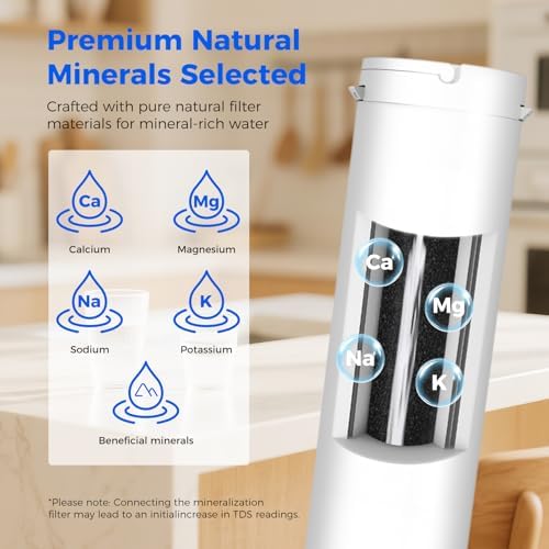 CT910 Countertop Reverse Osmosis Water Filter System with 2 Filters(1 Standard RO + 1 Remineralization pH+ RO) for Up to 4 Years of Life, 8-Stage Filtration, NSF/ANSI 372,42,58 - Bundle - Image 7