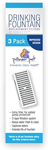 Pioneer Pet T-Shaped Suction Cup Water Filter – 3 Pack - Fits Mini Vortex and Swan Pet Drinking Fountain - (3091) - Image 7