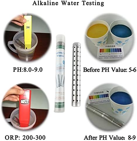 Alkaline Water Stick Stainless Steel PH Alkalizer Ionizer Small Portable Mineral Water Purifier for Water Purify - Image 5