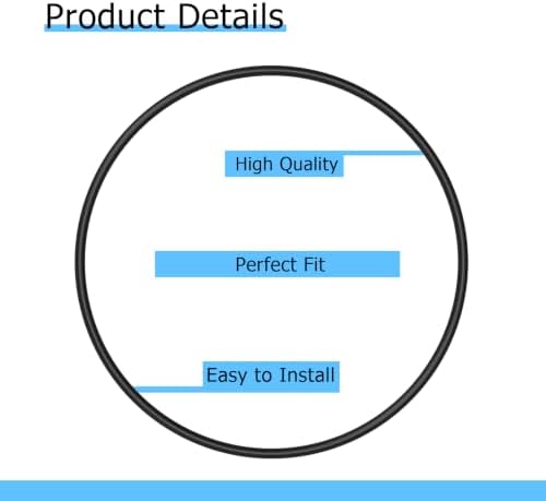 WS03X10054 HHRING Water Filter O-Ring Compatible with GE Whole House Water Filter Replacement Gasket with 5 Gram Grease, GXWH40L GXWH35F Filter Housing O-Rings, 3 Pack - Image 5