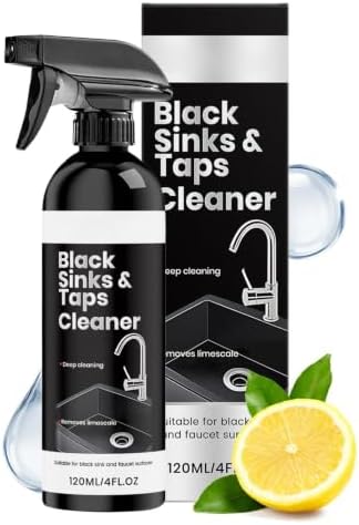 Kitchen Sink Cleaner, Black Faucet Hard Water Remover, 120ml by Unknown