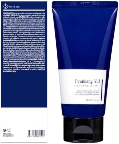 Pyunkang Yul PKY ATO Cream Blue Label - Long lasting Strong Moisture and Nutrients Hyaluronic Acids, Natural Safe Ingredients Ceramide Skin Barrier from Double Hydration Baby Lotion 4.06 Fl. Oz - Image 2