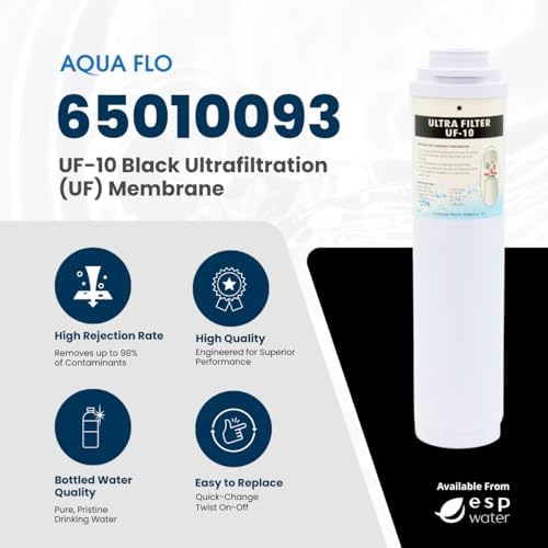 Aqua Flo 65010093 UF-10 Ultrafiltration Membrane, Black, Stage 3 - Image 2
