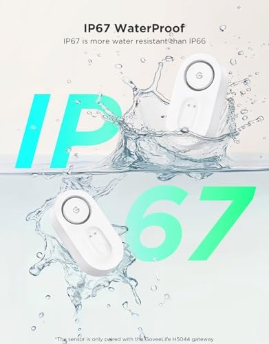 GoveeLife Upgraded Water Leak Detector with 105dB Adjustable Alarm, 1 Pack - Image 5