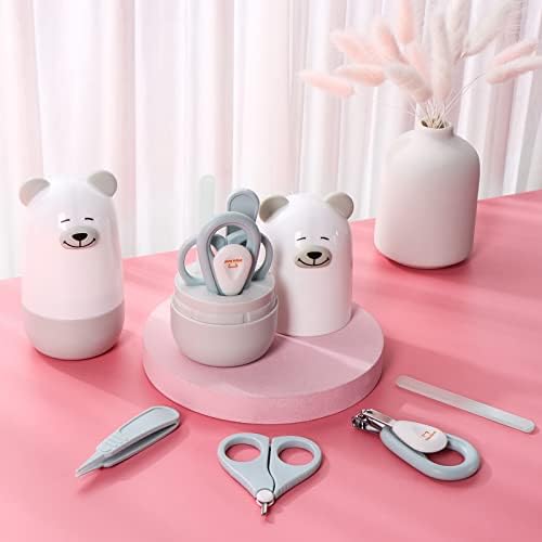 Baby Nail Clippers Set with Cute Case, Infant Fingernail and Toenail File Kit for Newborn Manicure and Pedicure, New Mom Grooming Gift - Image 2