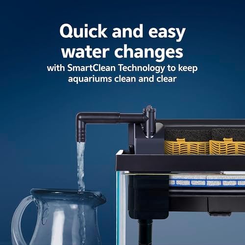 Aqueon SmartClean Power Filter with EcoRenew Filter Cartridge, Quick and Easy Water Changes, Quiet Operation, Adjustable Flow, for 50-90 Gallon Freshwater and Saltwater Aquariums, Large - Image 6