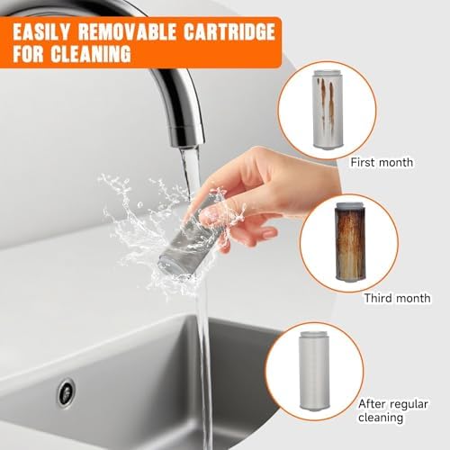 40 Micron Brass Sediment Filter, Reusable Sediment Water Filter for Washing Machine, Shower,Gardens, Well Water Traps Sand Particles, Rust, and Copper Shavings (Chrome) - Image 4
