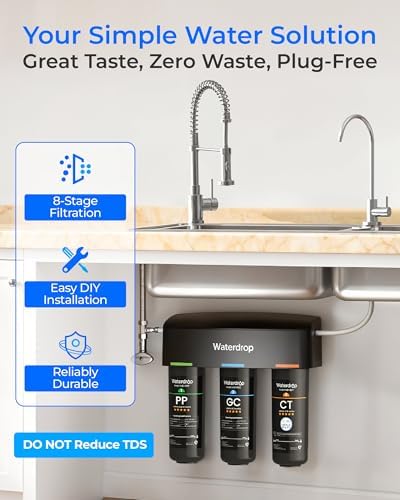 Waterdrop TSB 8 Layer Under Sink Water Filter System, with Dedicated Faucet - Image 3