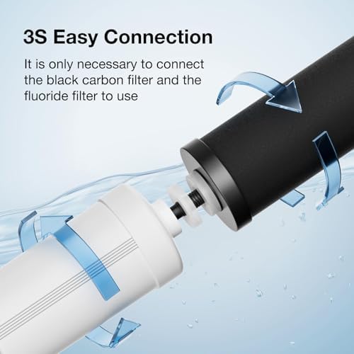 Gravity Water Filters Replacement for Berlky BB9-2 & PF-2 Fluoride Filters Combo Packs, 7-Stage Filtration, NSF/ANSI 42 & 372 Certified, Gravity Filters Compatible with Berlky Systems (4 Pack) - Image 6