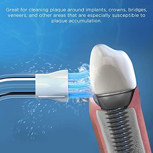 Replacement Tips for Waterpik Water Flosser (2 Classic Jet Tips + 2 Orthodontic Tips + 2 Plaque Chaser Tips+ Storage Case Combo) - Image 3