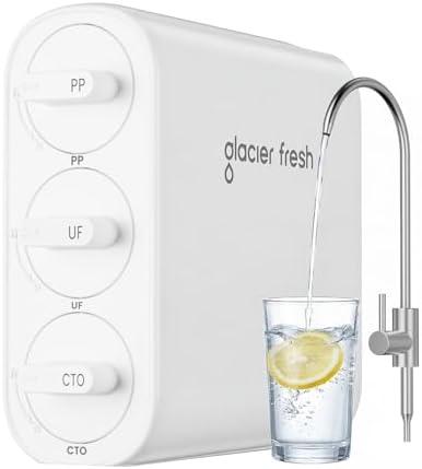 GLACIER FRESH GFU06 Tankless Ultra Filtration Undersink Water Filter System by GLACIERFRESH
