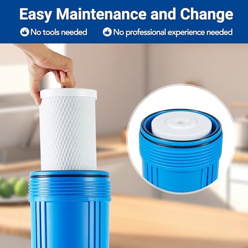 Whole House Carbon Block Replacement Filter Cartridge, WF-CB20BB, Fit for WF3 Series, NSF certified Carbon Block - Image 5