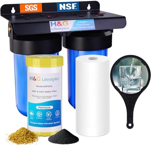 H&G Lifestyles Whole House Sediment Filter Up to 50,000 Gallons by HGLifestyles