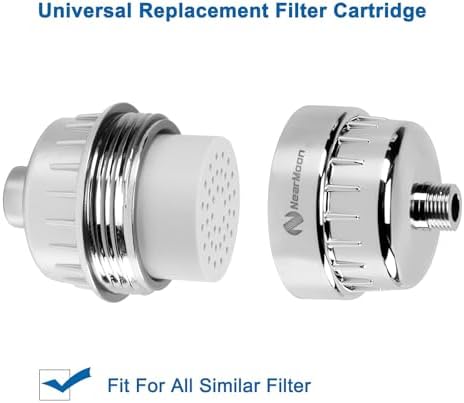 NearMoon 15 - Stage Replacement Cartridge Universal High Output Shower Filter with VC, Reduce Hard Water, Heavy Metal Impurity, Improve Skin & Hair, Fit Any Similar Filter (2 pack) - Image 6