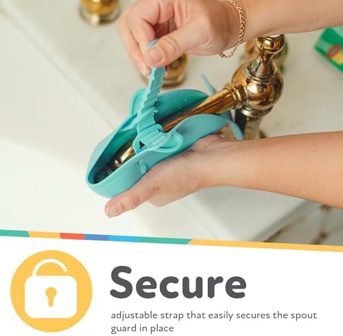 Nuby Bathtub Safety Spout Guard for Babies, Dolphin Shape - Image 2