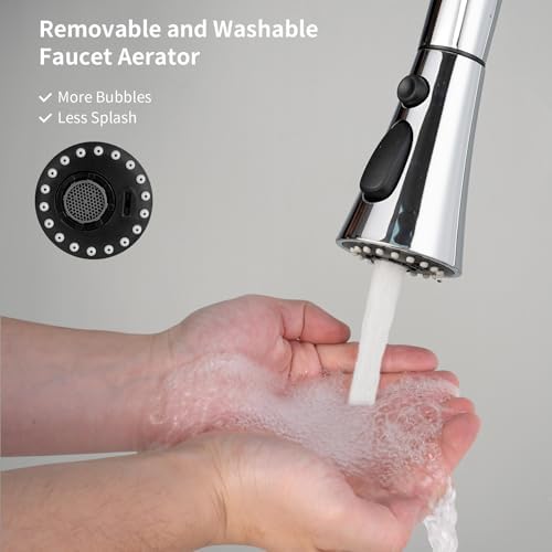 Hibbent cUPC Certified Kitchen Faucet Head Replacement with 15 Adapters - Image 4