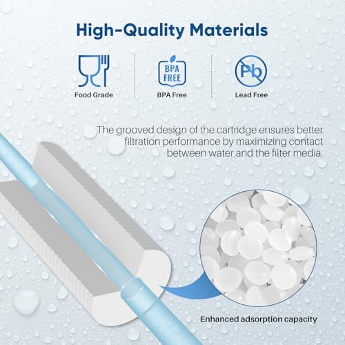 PUREPLUS 5 Micron 20"x4.5" Whole House Grooved Sediment Water Filter 2 Pack - Image 5