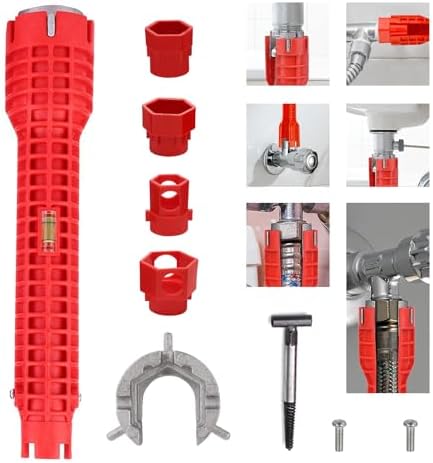 14-in-1 Faucet & Sink Wrench, Multi-Functional Tap Spanner Tool by Unknown