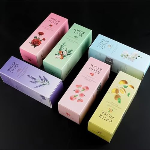 Shower Head Filter Vitamin C Shower Aromatherapy Replacement Cartridge Bathroom Accessories for Hard Water Filter Remove Chlorine Fluoride Heavy Metals Improves Skin Condition Protects Hair Rose - Image 6