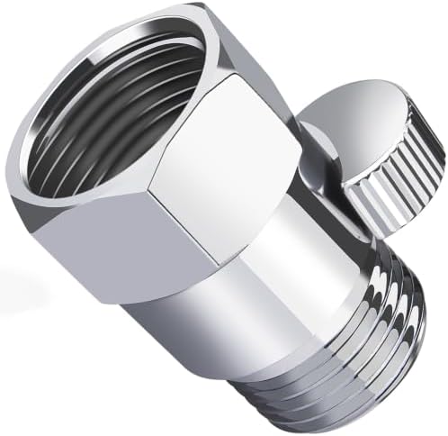 MAYYAYA Metal Shower Head Flow Control Valve, NTP1/2 Brass Shut-off Valve by MAYYAYAmakesyourlifebetter
