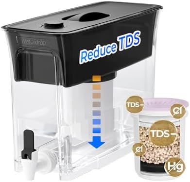 Waterdrop WFD-03L Water Filter Dispenser, TDS Reduction, 35-Cup, White by Waterdrop