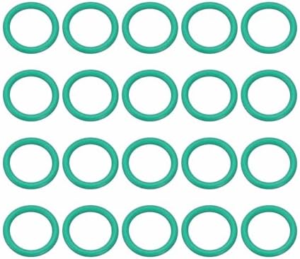 HARFINGTON 20 Pcs Fluorine Rubber O-Rings 19mm OD 14.2mm ID 2.4mm Width Round Sealing O Ring Seal Gasket for Industrial Engines Plumbing Faucet Hose Automotive by HARFINGTON