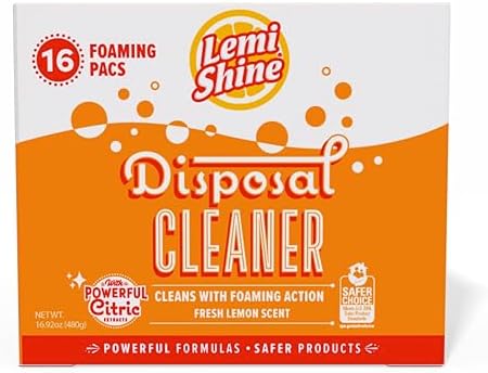 Lemi Shine Natural Foaming Garbage Disposal Cleaner - 16.92oz (16 Pack) by LemiShine