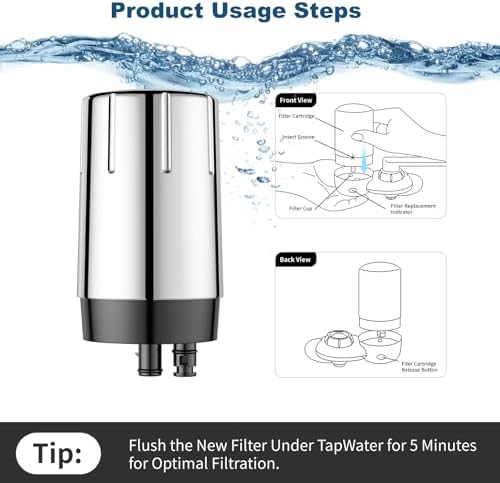 Faucet Filter Compatible with Brita® Faucet, Chlorine, 2 Pack - Image 6