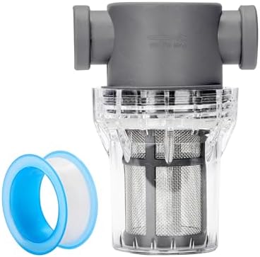 1/2'' Female NPT in-Line Strainer - Garden Hose Filter for High Pressure Washer, Sediment Filter with 30 Mesh Stainless Steel Screen (1/2'' 30 Mesh) by YMYP