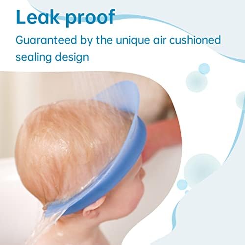 Kair Bath Visor for Babies, Silicone Air Cushioned Shower Cap for kids, Shower Water Guard for 1-9 Years Children bath and Toddler Bath (Head Circumference Greater Than 15 Inches) - Image 3