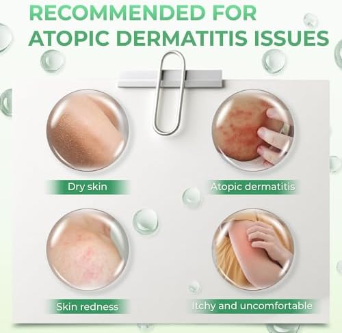 Atoskin Shower & Atoskin Serum - for Eczema, Psoriasis - Daily Body & Skin Care Duo with Botanical Extracts – Helps Improve Dry, Flaky, Itchy Skin - Image 3