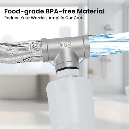 MEASUREMAN 3/4''NPT Whole House Scale Inhibitor Filter - Anti-Limescale Protection for Hot Water Heaters, Pipes & Appliances, Prevents Buildup, Extends System Lifespan​ - Image 2