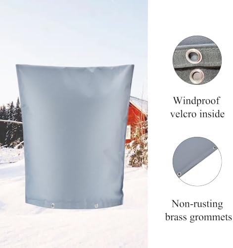 16"Wx20"H Backflow Preventer Insulation Cover, Sprinkler Covers for Outside - Image 4