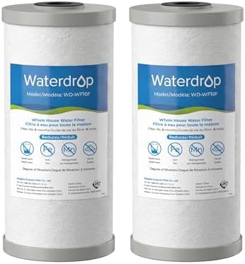Waterdrop WF10F Whole House Water Filter, Compatible with WHF21-FG, 2 Pack by Waterdrop