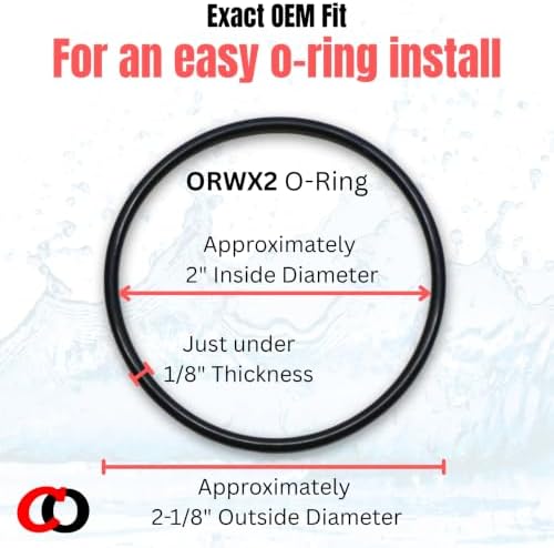 Captain O-Ring – Replacement ORWX2 O-Rings for iSpring WSP WSPSL Series Spin Down Sediment Water Filter (4 Pack) - Image 3