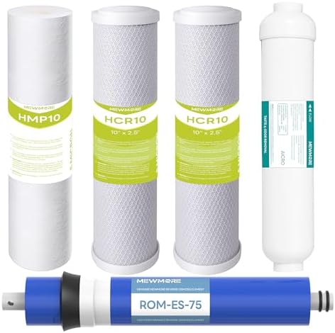 1-5 Stage 75 GPD RO Water Filter Fit for APEC Reverse Osmosis System by MewMore
